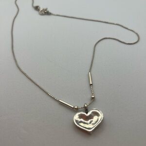DIDAE heart necklace in Sterling Silver Vintage collection